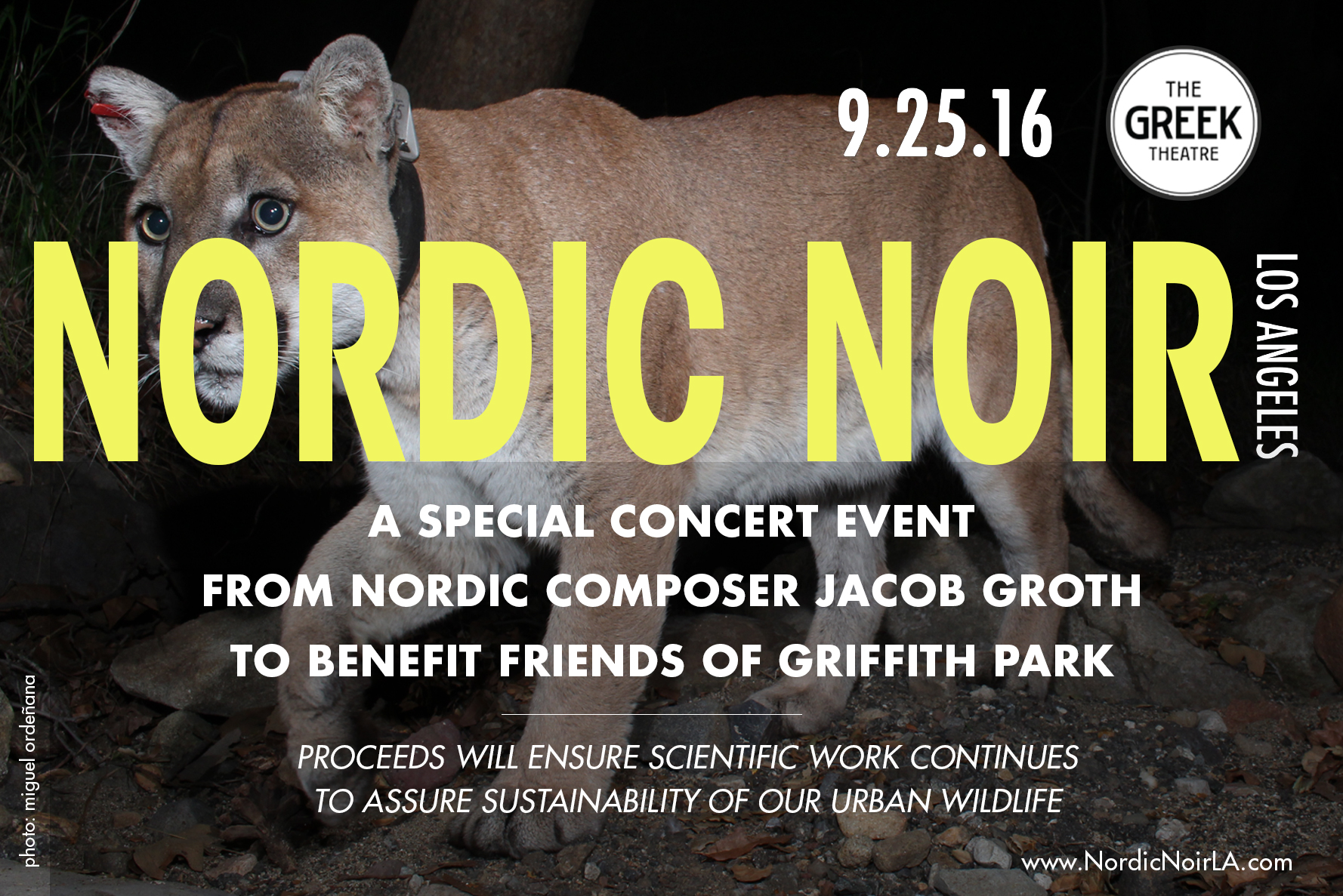 NORDIC NOIR LA at the Greek Theatre on Sept. 25th